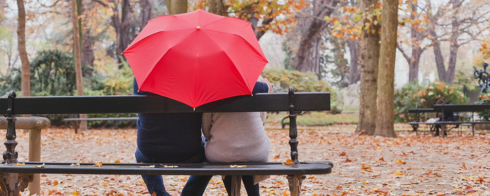 Umbrella fall banner